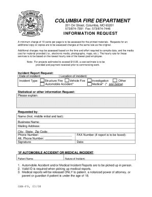 Fire Public Records .